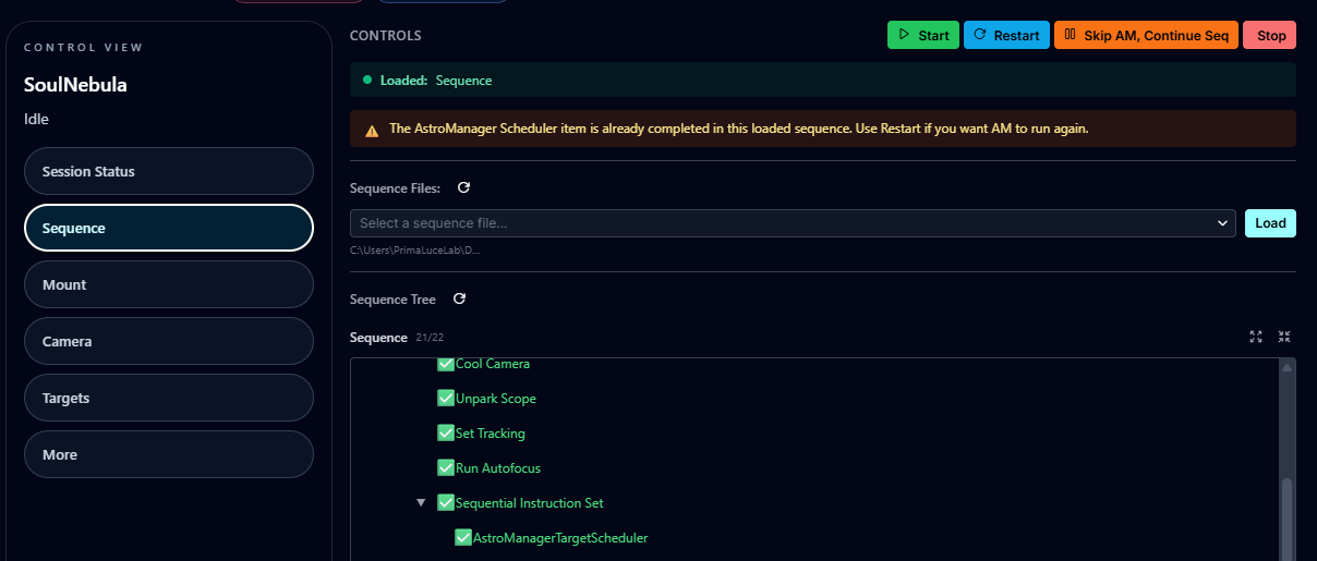 Modern view - Sequence