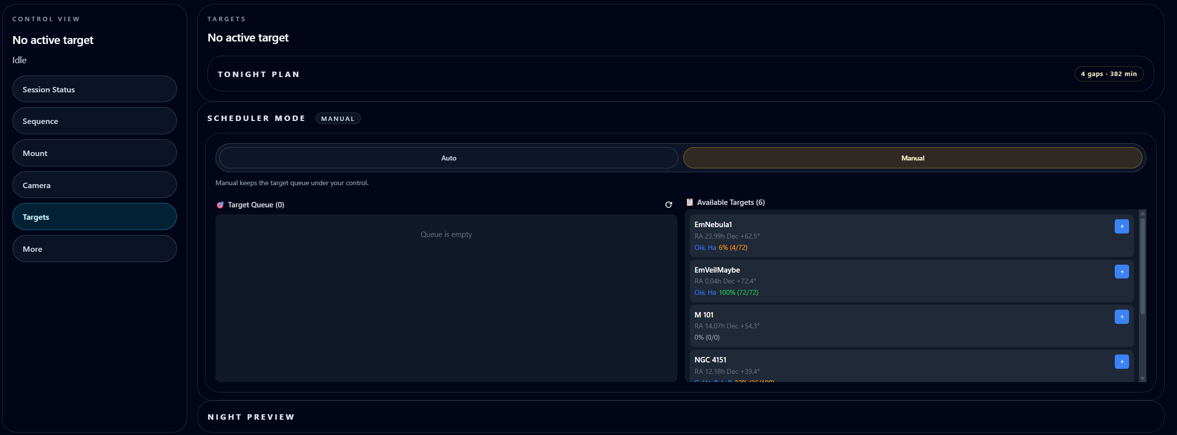 Modern view - Targets