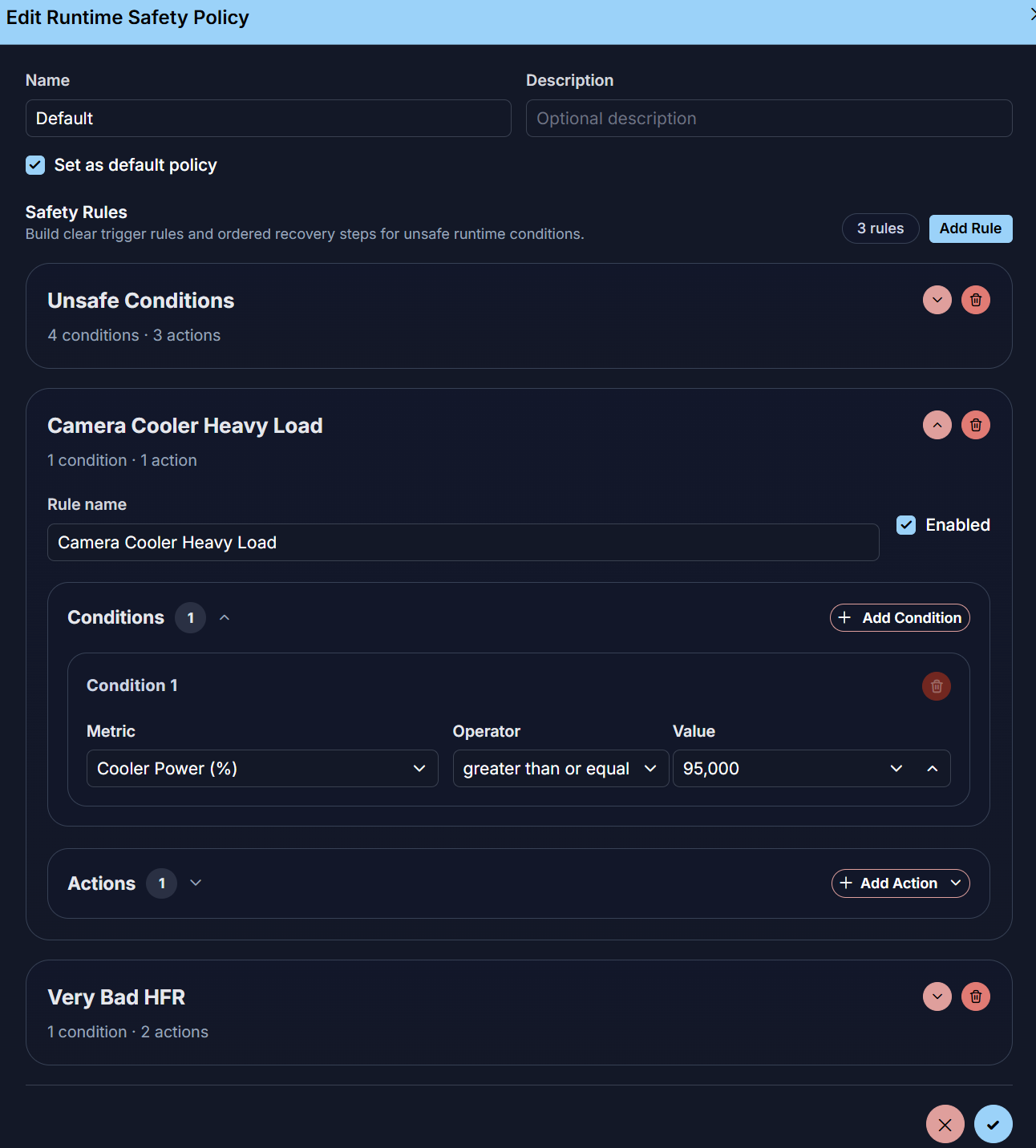Runtime safety overview